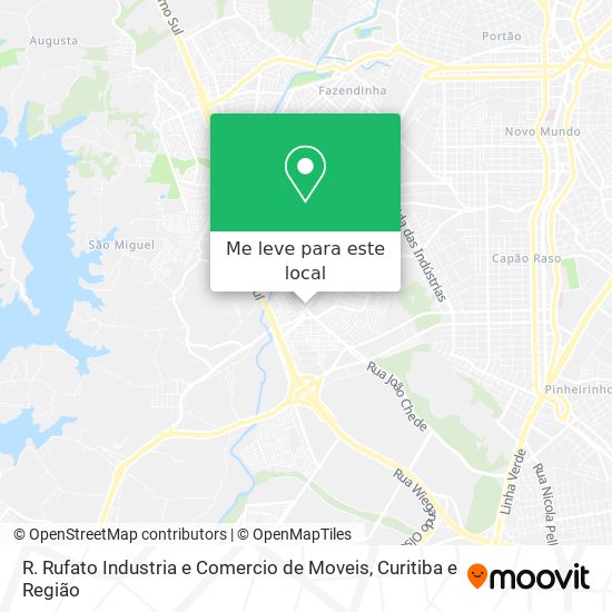 R. Rufato Industria e Comercio de Moveis mapa