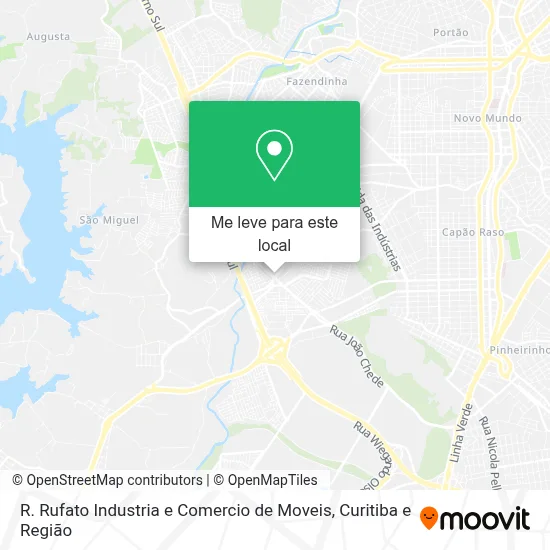 R. Rufato Industria e Comercio de Moveis mapa