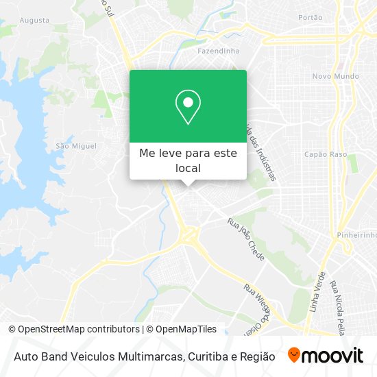 Auto Band Veiculos Multimarcas mapa