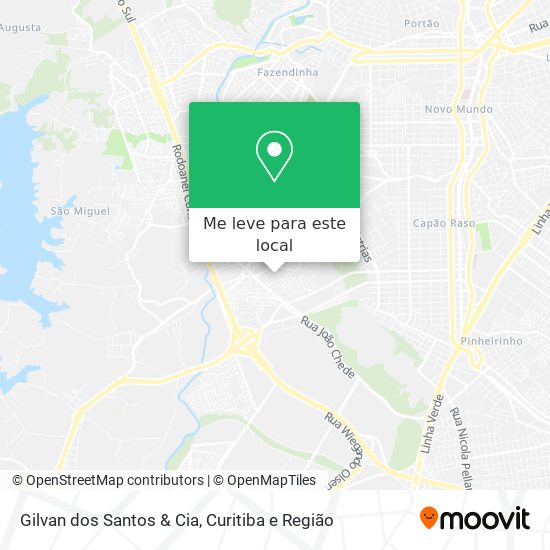 Gilvan dos Santos & Cia mapa