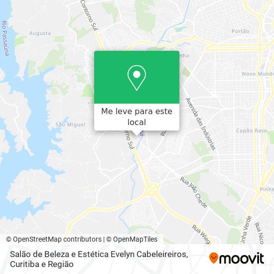Salão de Beleza e Estética Evelyn Cabeleireiros mapa