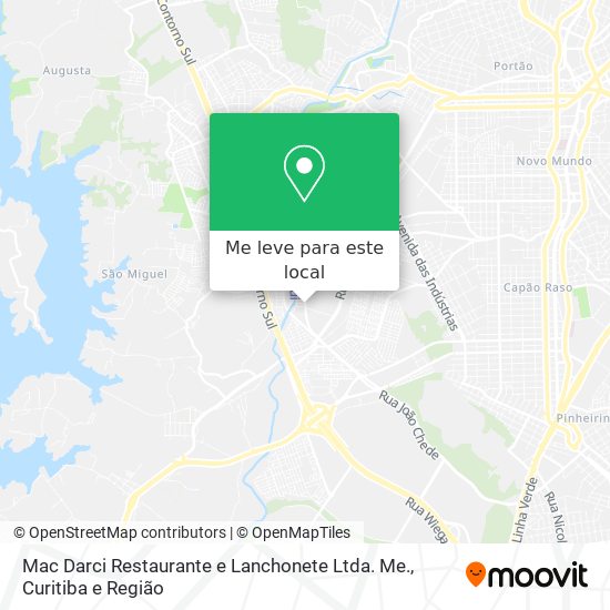 Mac Darci Restaurante e Lanchonete Ltda. Me. mapa