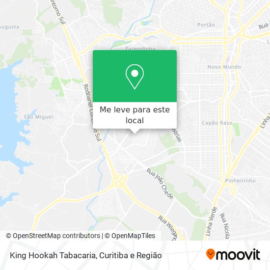 King Hookah Tabacaria mapa