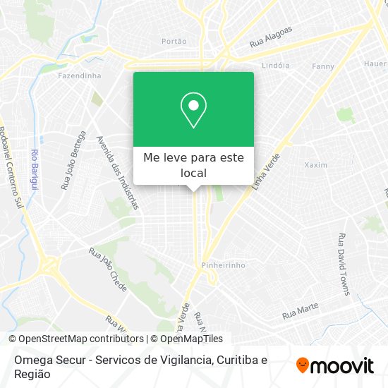 Omega Secur - Servicos de Vigilancia mapa