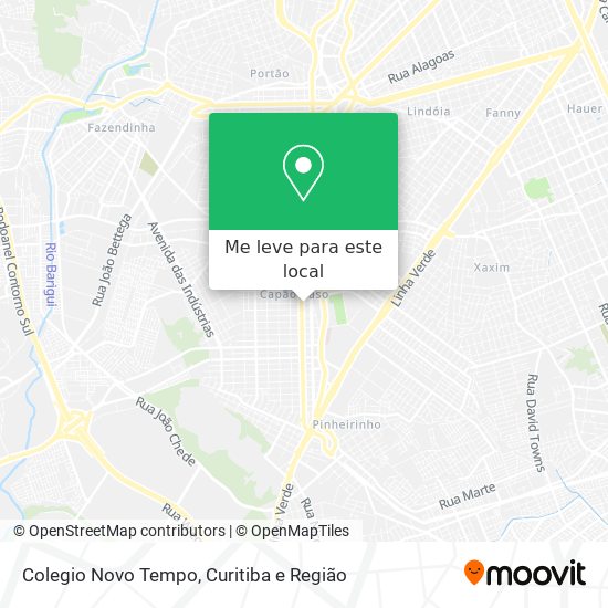 Colegio Novo Tempo mapa