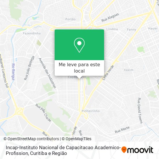 Incap-Instituto Nacional de Capacitacao Academico-Profission mapa