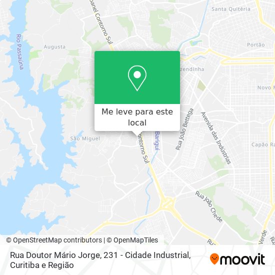 Rua Doutor Mário Jorge, 231 - Cidade Industrial mapa