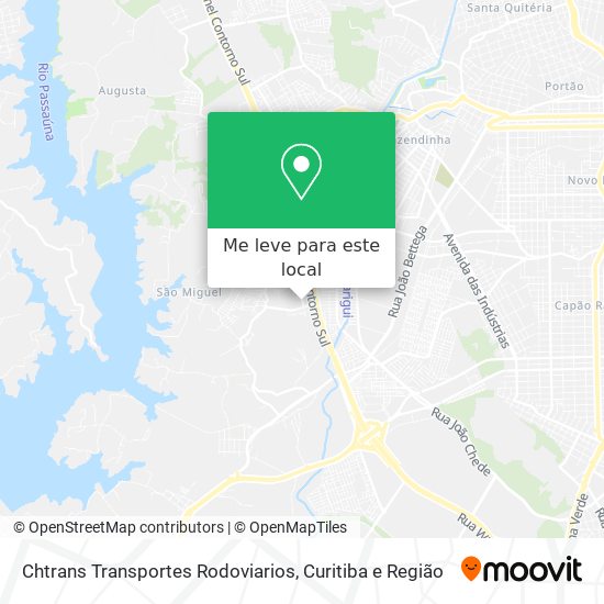 Chtrans Transportes Rodoviarios mapa