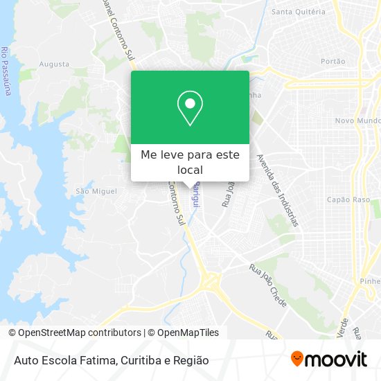 Auto Escola Fatima mapa