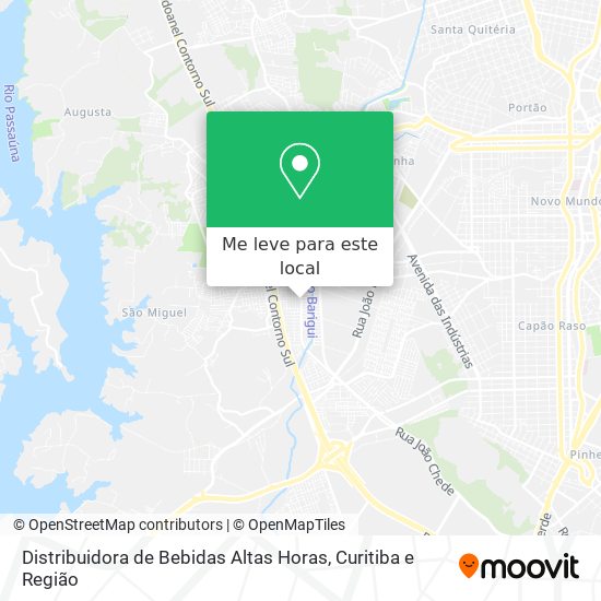 Distribuidora de Bebidas Altas Horas mapa