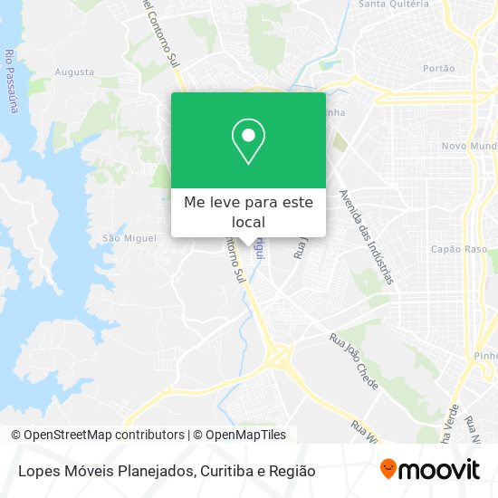 Lopes Móveis Planejados mapa