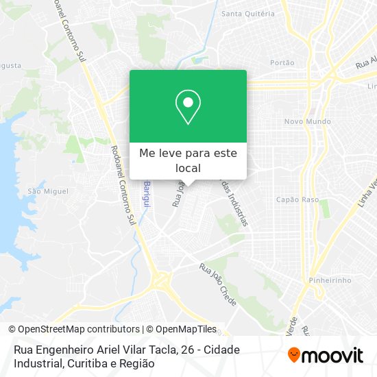 Rua Engenheiro Ariel Vilar Tacla, 26 - Cidade Industrial mapa