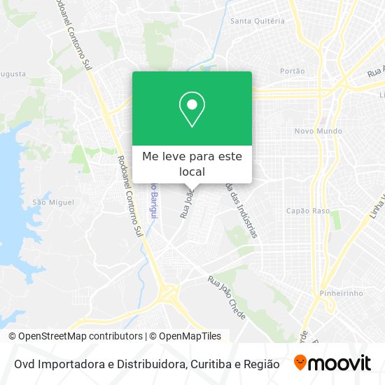 Ovd Importadora e Distribuidora mapa