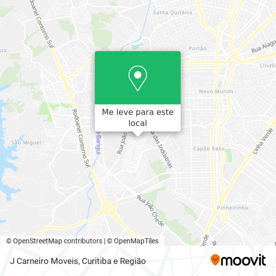J Carneiro Moveis mapa
