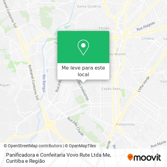 Panificadora e Confeitaria Vovo Rute Ltda Me mapa