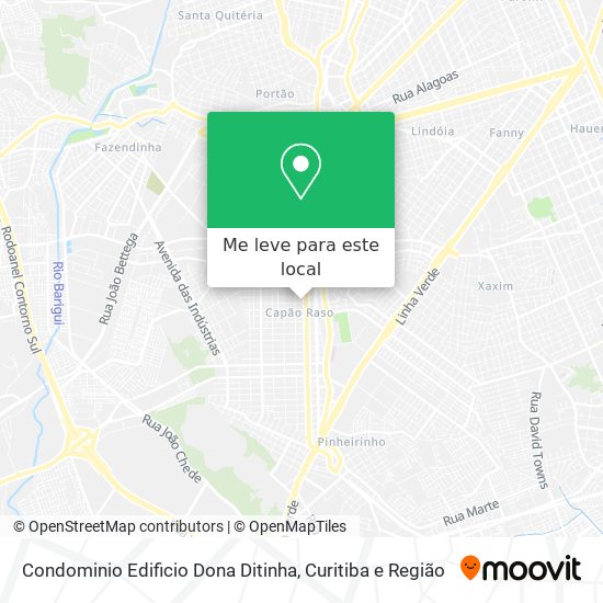 Condominio Edificio Dona Ditinha mapa