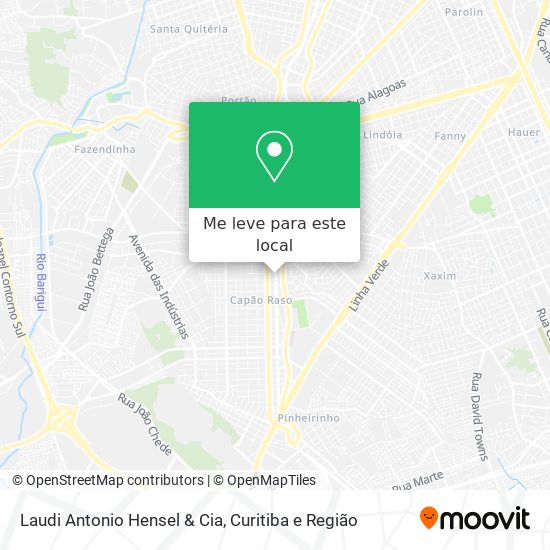 Laudi Antonio Hensel & Cia mapa
