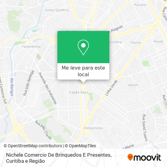 Nichele Comercio De Brinquedos E Presentes mapa