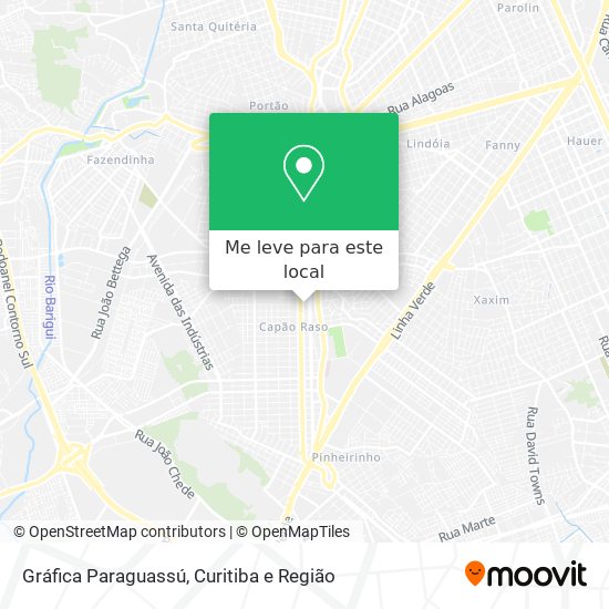 Gráfica Paraguassú mapa