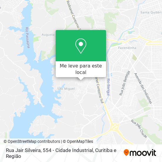 Rua Jair Silveira, 554 - Cidade Industrial mapa
