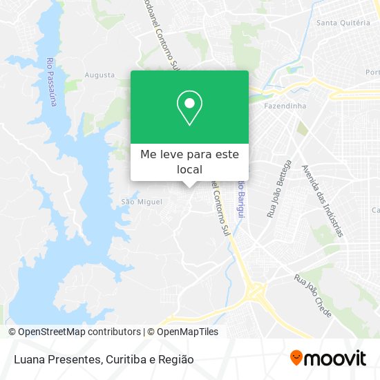 Luana Presentes mapa