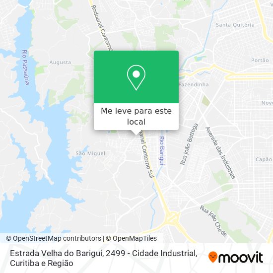 Estrada Velha do Barigui, 2499 - Cidade Industrial mapa