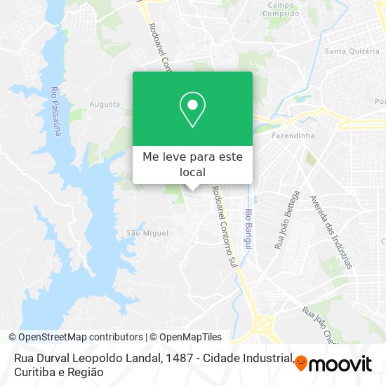 Rua Durval Leopoldo Landal, 1487 - Cidade Industrial mapa
