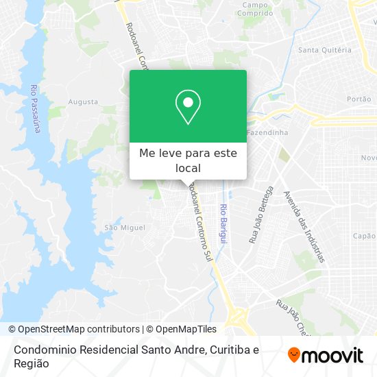 Condominio Residencial Santo Andre mapa