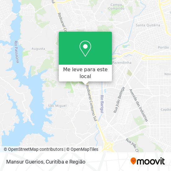 Mansur Guerios mapa