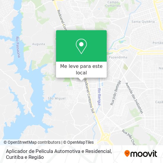 Aplicador de Película Automotiva e Residencial mapa