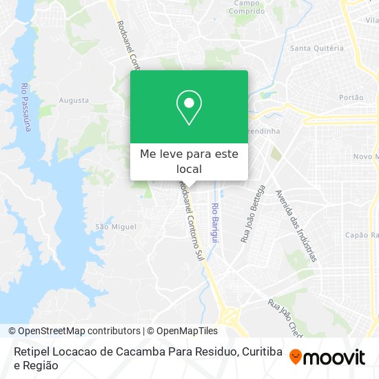 Retipel Locacao de Cacamba Para Residuo mapa