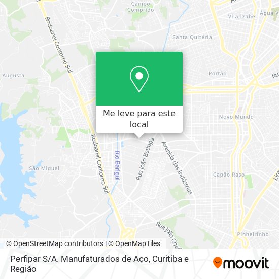 Perfipar S / A. Manufaturados de Aço mapa