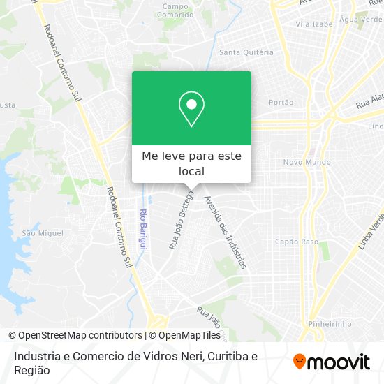 Industria e Comercio de Vidros Neri mapa
