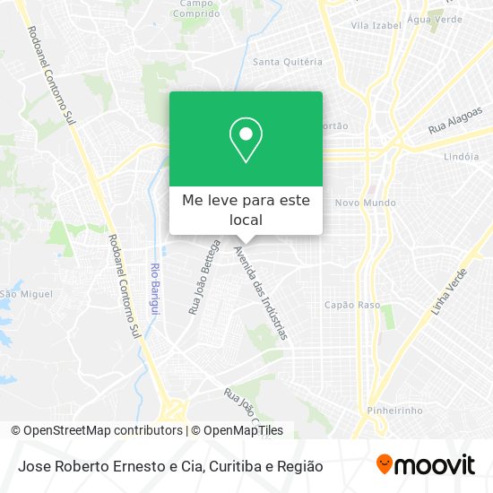 Jose Roberto Ernesto e Cia mapa
