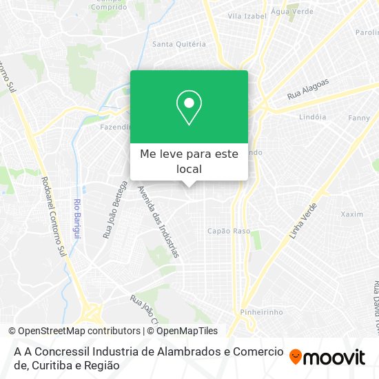 A A Concressil Industria de Alambrados e Comercio de mapa