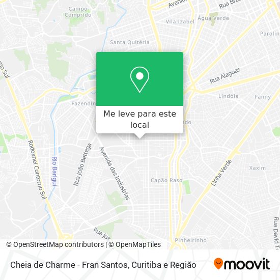 Cheia de Charme - Fran Santos mapa