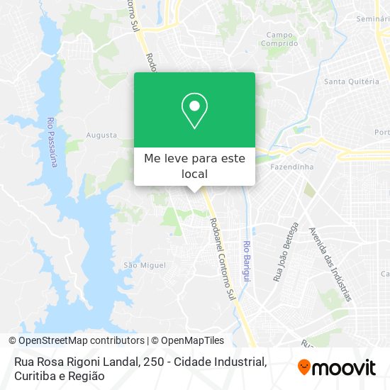 Rua Rosa Rigoni Landal, 250 - Cidade Industrial mapa
