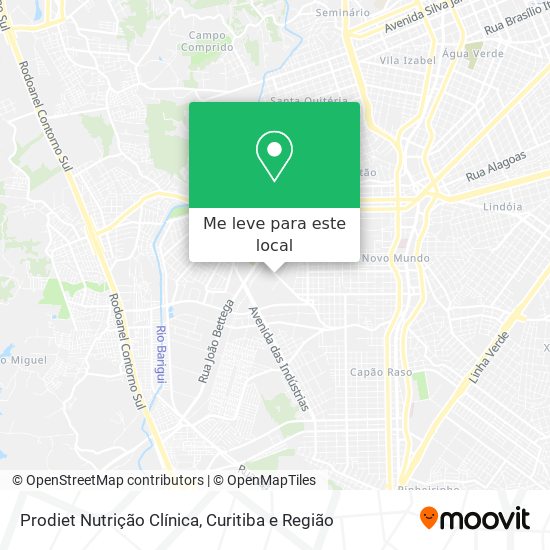 Prodiet Nutrição Clínica mapa