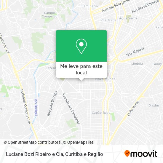 Luciane Bozi Ribeiro e Cia mapa