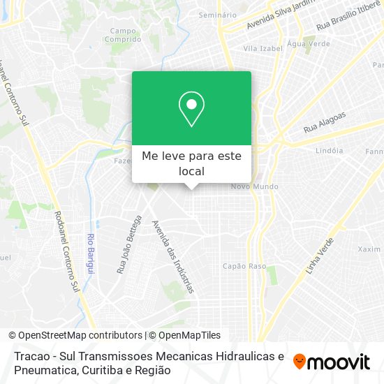 Tracao - Sul Transmissoes Mecanicas Hidraulicas e Pneumatica mapa