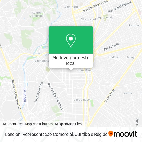 Lencioni Representacao Comercial mapa