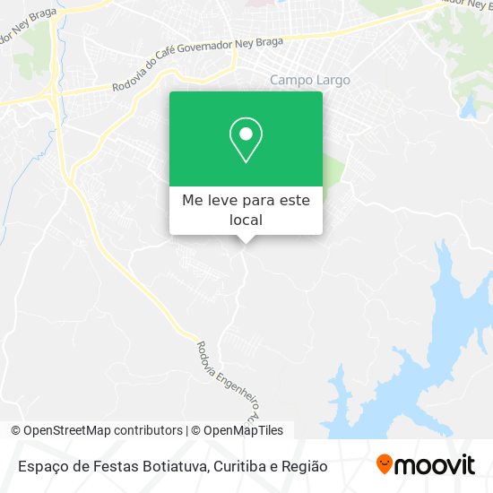 Espaço de Festas Botiatuva mapa