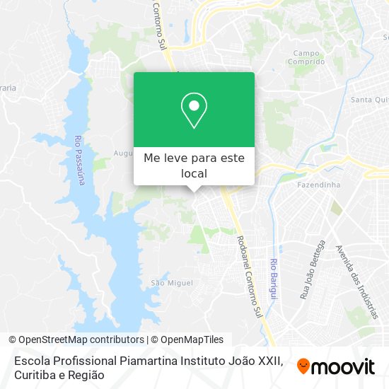 Escola Profissional Piamartina Instituto João XXII mapa