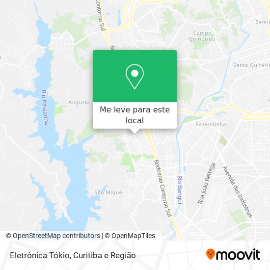 Eletrônica Tókio mapa