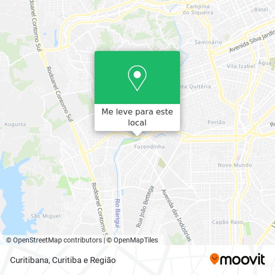 Curitibana mapa