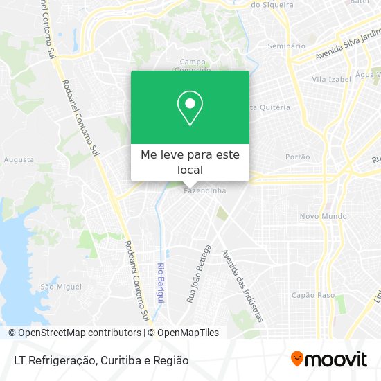 LT Refrigeração mapa