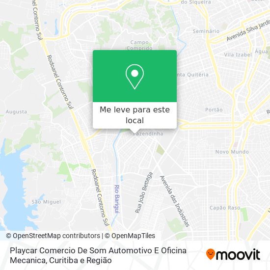 Playcar Comercio De Som Automotivo E Oficina Mecanica mapa