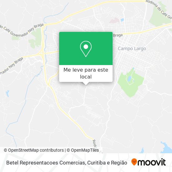 Betel Representacoes Comercias mapa