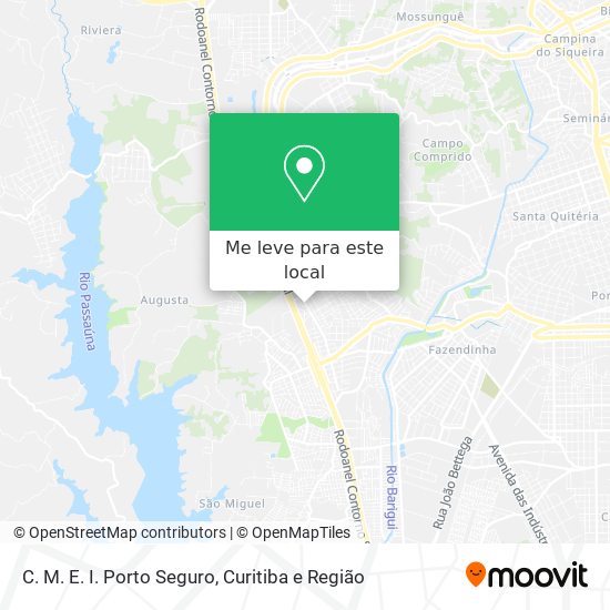 C. M. E. I. Porto Seguro mapa