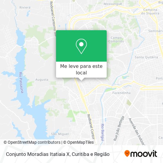 Conjunto Moradias Itatiaia X mapa